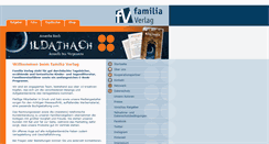Desktop Screenshot of familia-verlag.de